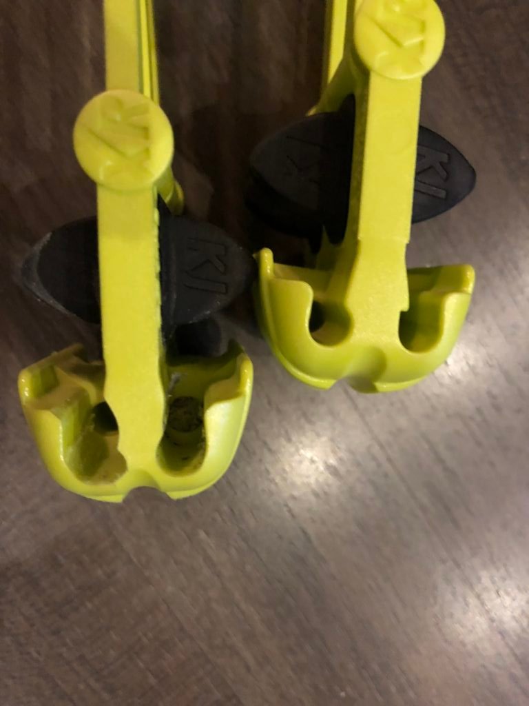 porovnání zúžení opotřebovaných a nových pružin