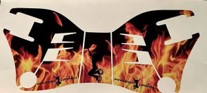 Kangoo jumps samolepky oheň