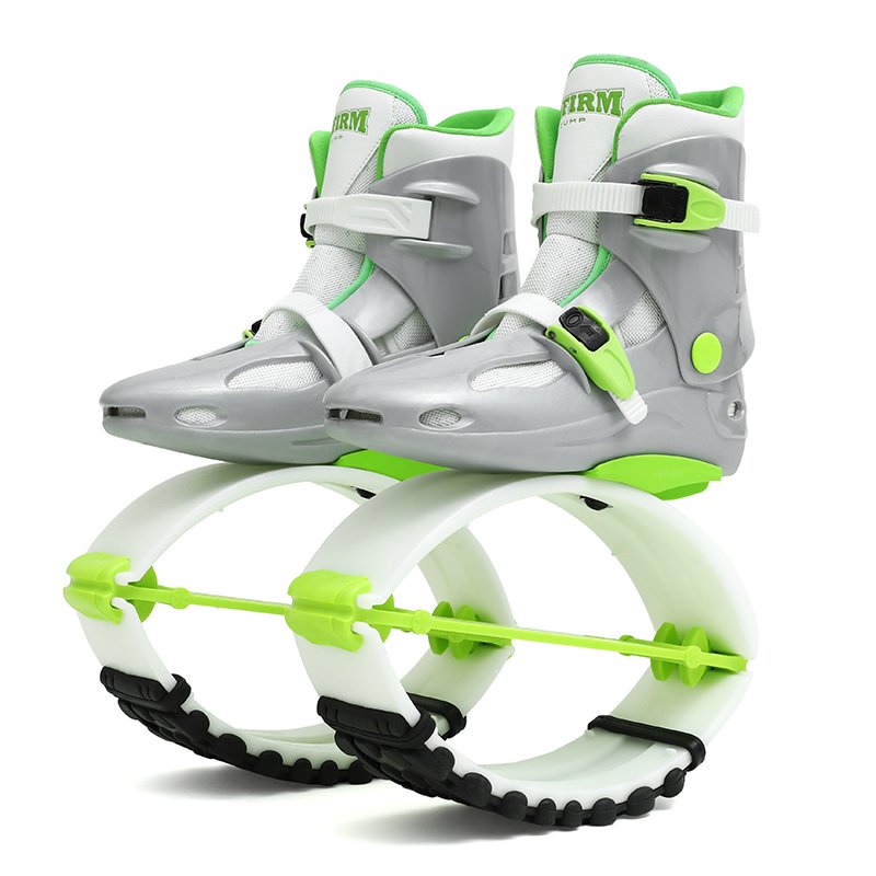 kangoo boots stříbrno-zelené