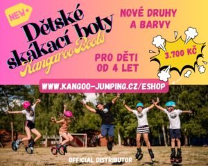 Skákací boty děti